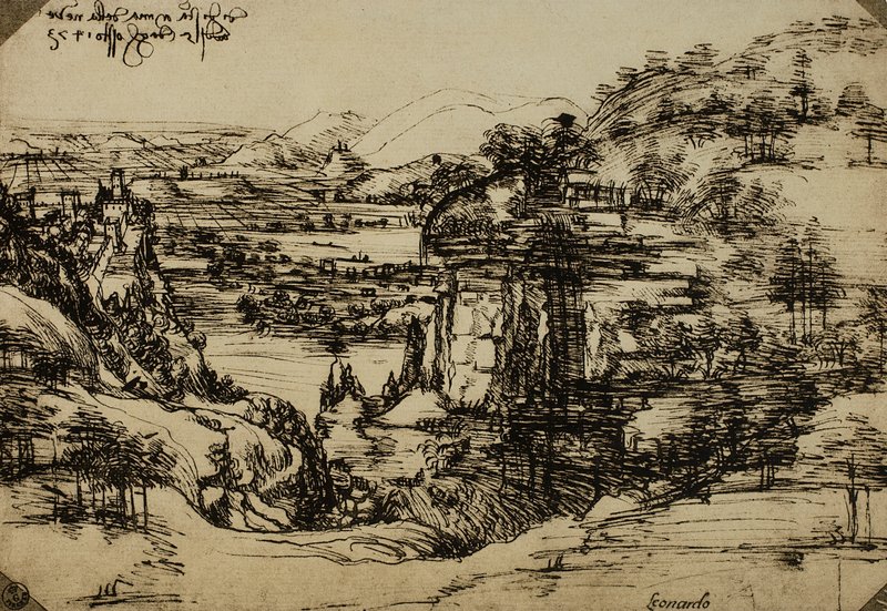 Leonardo da Vinci - Landscape